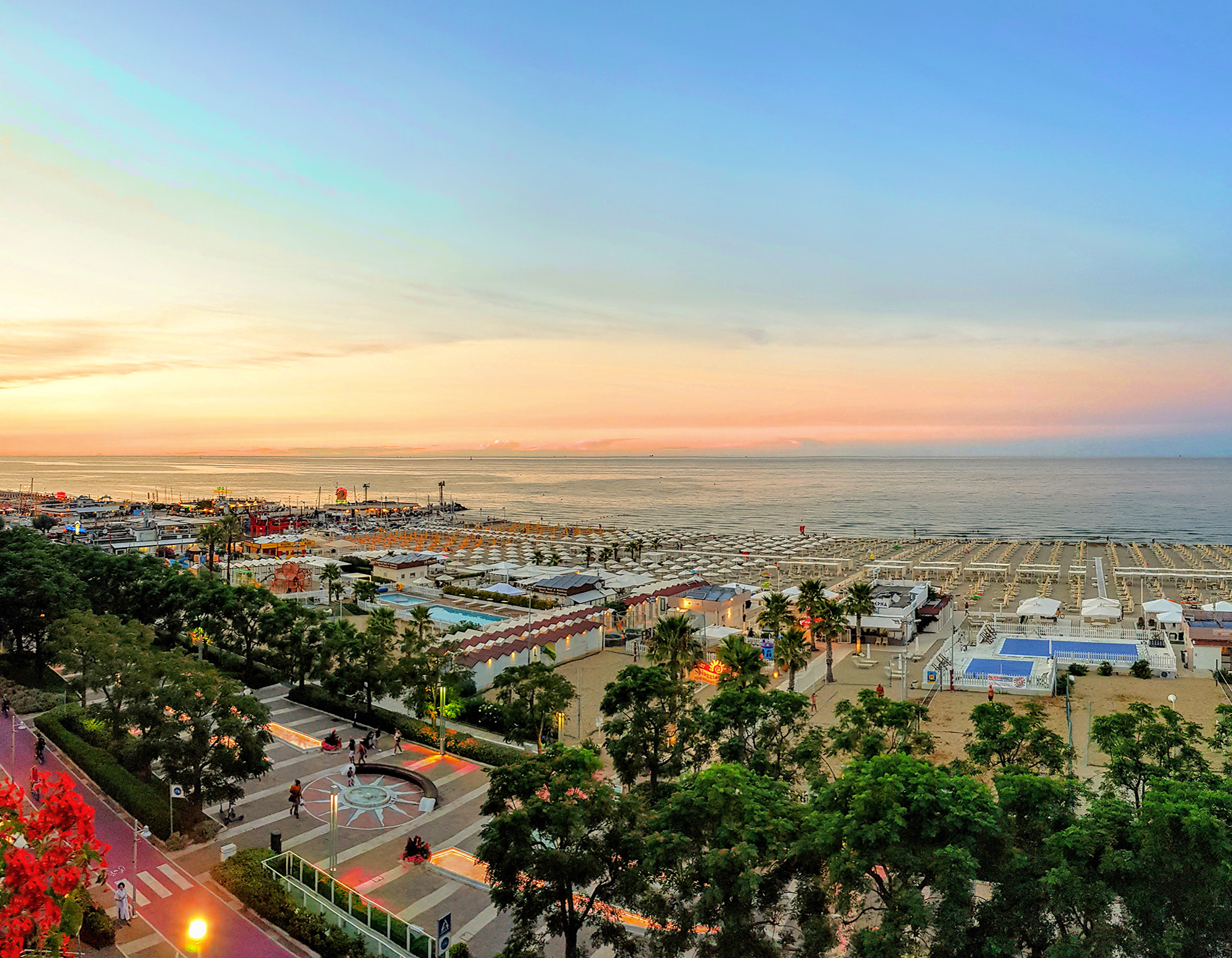 Sul Lungomare, nel Centro di Riccione